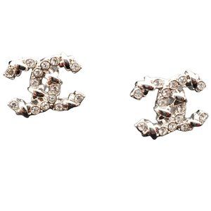 Chanel CC Stud Earrings